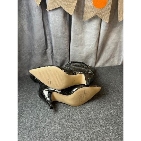 Marc Fisher LTD Women's Kailee Mid-Calf Pewter Silver Boot Size 7M - Picture 7 of 10